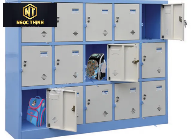 Tủ sắt để đồ sơn tĩnh điện gồm 15 khoang cánh mở TMG983-5K Tủ sắt để đồ sơn tĩnh điện gồm 15 khoang cánh mở TMG983-5K